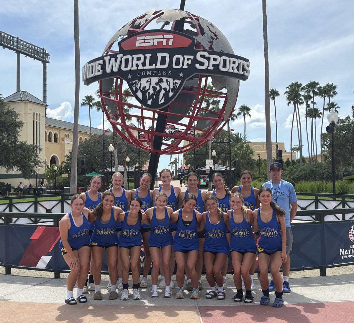 mpoliziani08's tweet photo. Had such a great time competing down in Florida! ⚽️🌞🤍🌺 So proud of everything my team has accomplished this year! Can’t wait to get back onto the field! Highschool 🔜 @SteelCityFC @SASDGirlsSoccer @TheSoccerWire @espn https://t.co/s3PPnOWtni