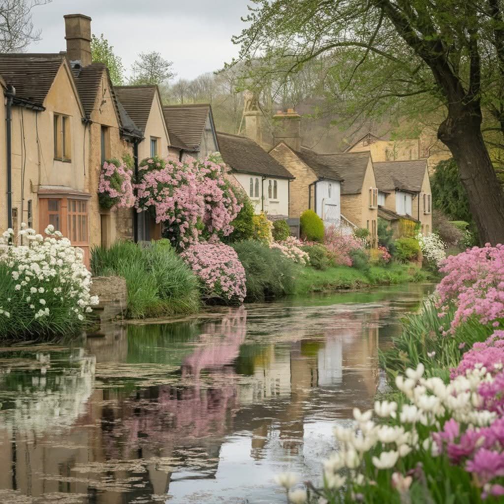 Bourton-on-the-Water, often referred to as the "Venice of the Cotswolds"