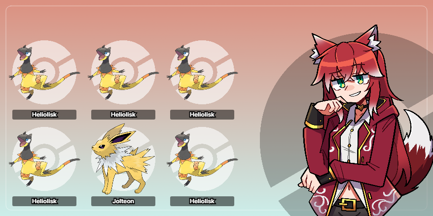 LiariTTV's tweet photo. I love naught but Heliolisk (and Jolteon)

Face me and my Heliarmy https://t.co/Lega8oMwqB
