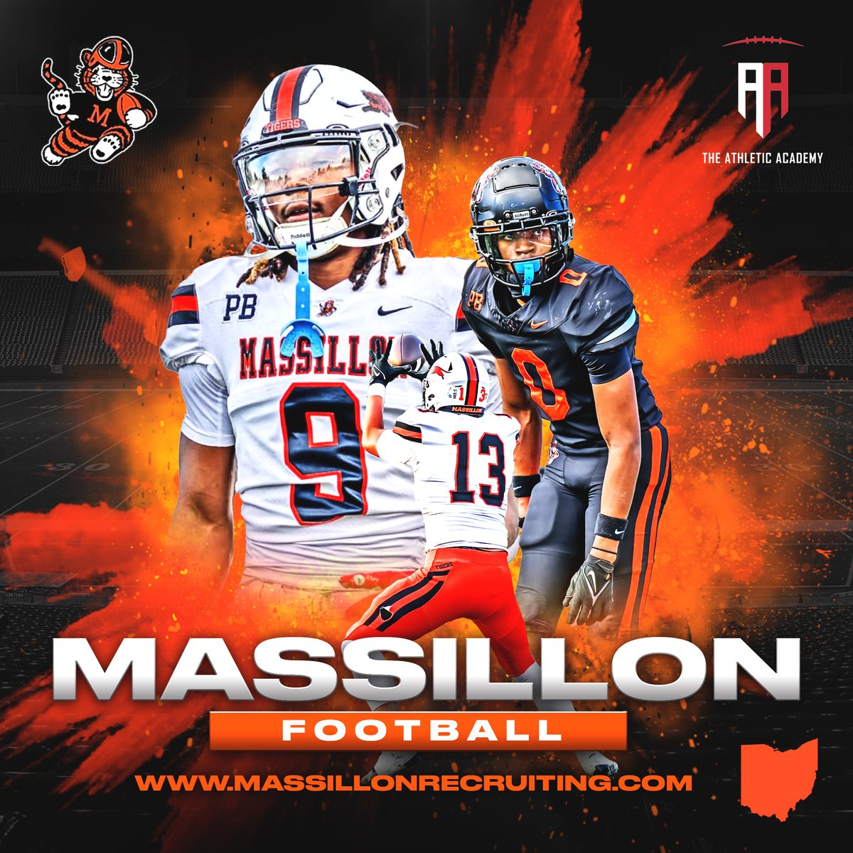 The Athletic Academy (@ath_dynasty) on Twitter photo Check out the recruiting platform and prospect list for Massillon Football located in Massillon, OH! <a href="/CoachNMoore/">Nate Moore</a> <a href="/MTigerFB/">Massillon Football</a> <a href="/CoachTMcGuire1/">Travis Mcguire</a> <a href="/EdwinGlick/">Edwin Glick</a> <a href="/RecruitMTFB/">Massillon Football College Recruiting</a>
massillonrecruiting.com/player-cards Check out the recruiting platform and prospect list for Massillon Football located in Massillon, OH! <a href="/CoachNMoore/">Nate Moore</a> <a href="/MTigerFB/">Massillon Football</a> <a href="/CoachTMcGuire1/">Travis Mcguire</a> <a href="/EdwinGlick/">Edwin Glick</a> <a href="/RecruitMTFB/">Massillon Football College Recruiting</a>
massillonrecruiting.com/player-cards