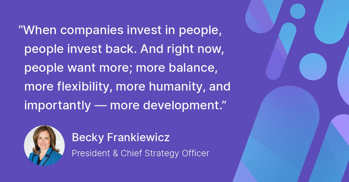 "The advance of #AI means every company is transforming to survive and thrive. But digital transformation is as much about people as it is about technology." – Becky Frankiewicz

Download the #ManpowerGroup #GlobalTalentBarometer now! bit.ly/3Iebz5A