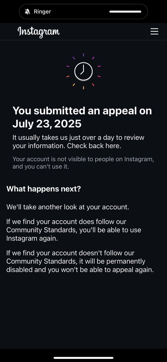 _ayleenguerrero's tweet image. @instagram @Meta @XCreators @MetaForCreator my insta account ayleenvstheworld was wrongfully suspended with no warning. I appealed on July 23 and still no response. I’ve had this account for years and followed all guidelines. Please help! 🥲 #InstagramSupport #HelpMeInstagram