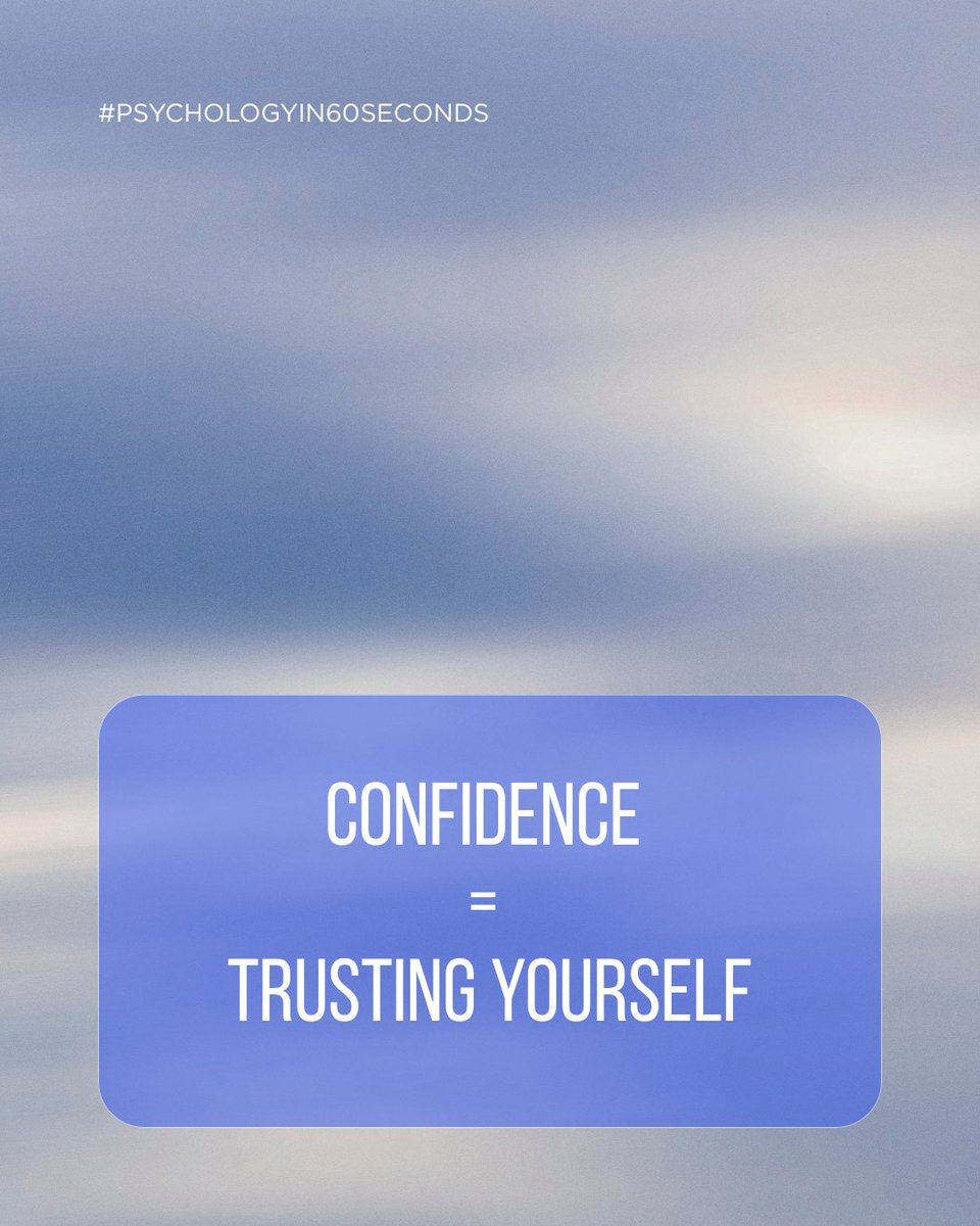 Confidence = trusting yourself.

Not that you’ll always get it right.
But that you can handle what happens next.

That kind of trust is built through repetition, recovery, and honest reflection.

Confidence isn’t a feeling you wait for.
It’s something you train.

#Psychology
