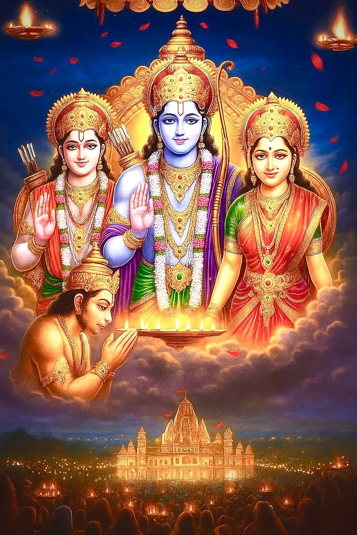 तुम्ही दया के सागर प्रभु जी
तुम्ही पालन हारे 
चैन तुम्ही से पाए बेकल
मनवा सांझ सवेरे
जो भी तुमरी आस लगाये
बने उसी के काम 
जय रघुनन्दन जय सियाराम
हे दुखभंजन तुम्हे प्रणाम 
जय रघुनन्दन जय सियाराम 
🚩 शुभ रात्रि  प्रणाम 🚩
   🚩‼️जय श्री राम‼️🚩
