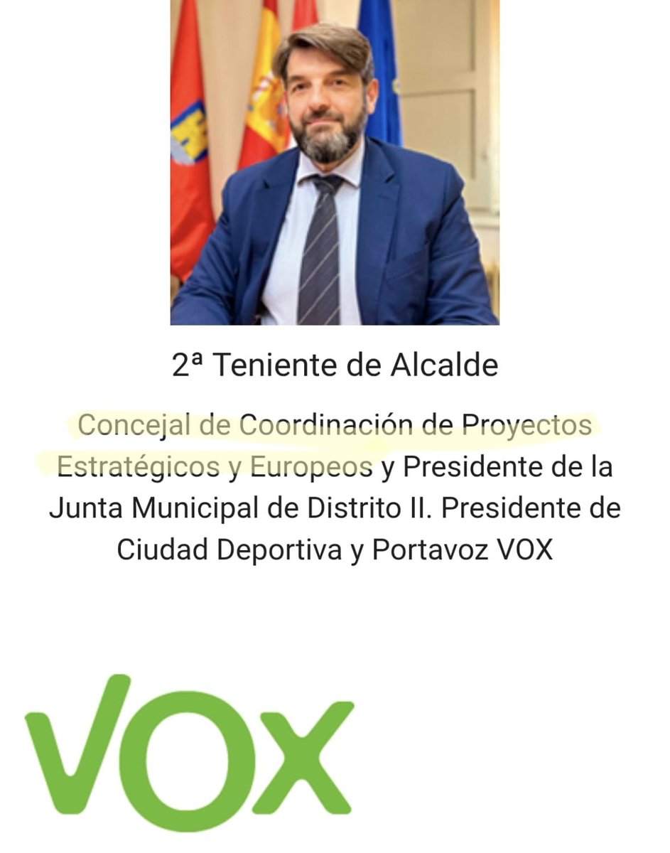 PSOE de Alcalá/❤️ (@psoealcaladeh) on Twitter photo 🇪🇺 NEXT GENERATION | Otros fondos europeos conseguidos para Alcalá por <a href="/javiRpalacios/">Javier R. Palacios</a> cuando era alcalde 😉🙌🏻
A día de hoy…
❌ Fondos europeos conseguidos por <a href="/JudithPique/">Judith Pique</a> ➡️ 0€
👀 ¿Y el teniente de alcaldesa <a href="/V_Acosta_VOX/">Víctor Acosta 🇪🇸🇻🇪🇨🇺🏴💚</a> como concejal de fondos europeos qué hace? La NADA 🇪🇺 NEXT GENERATION | Otros fondos europeos conseguidos para Alcalá por <a href="/javiRpalacios/">Javier R. Palacios</a> cuando era alcalde 😉🙌🏻
A día de hoy…
❌ Fondos europeos conseguidos por <a href="/JudithPique/">Judith Pique</a> ➡️ 0€
👀 ¿Y el teniente de alcaldesa <a href="/V_Acosta_VOX/">Víctor Acosta 🇪🇸🇻🇪🇨🇺🏴💚</a> como concejal de fondos europeos qué hace? La NADA
