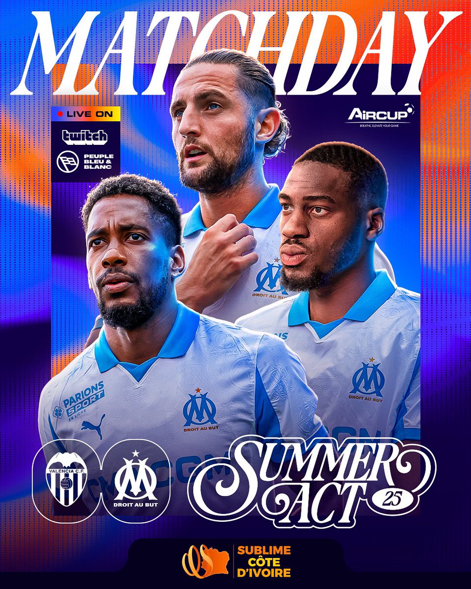 ghostVisionTV's tweet photo. ⚽️ OM 🆚 Valence ce soir à 20h45 !
Match de prépa 🔥 Ambiance 🔵⚪ garantie !

Regarde le match en LIVE - Rejoins nous sur le canal privé : 

https://t.co/qzI7BKhhbI

#OMValence #TeamOM #OMlive #StreamingOM https://t.co/VURFM47PAG