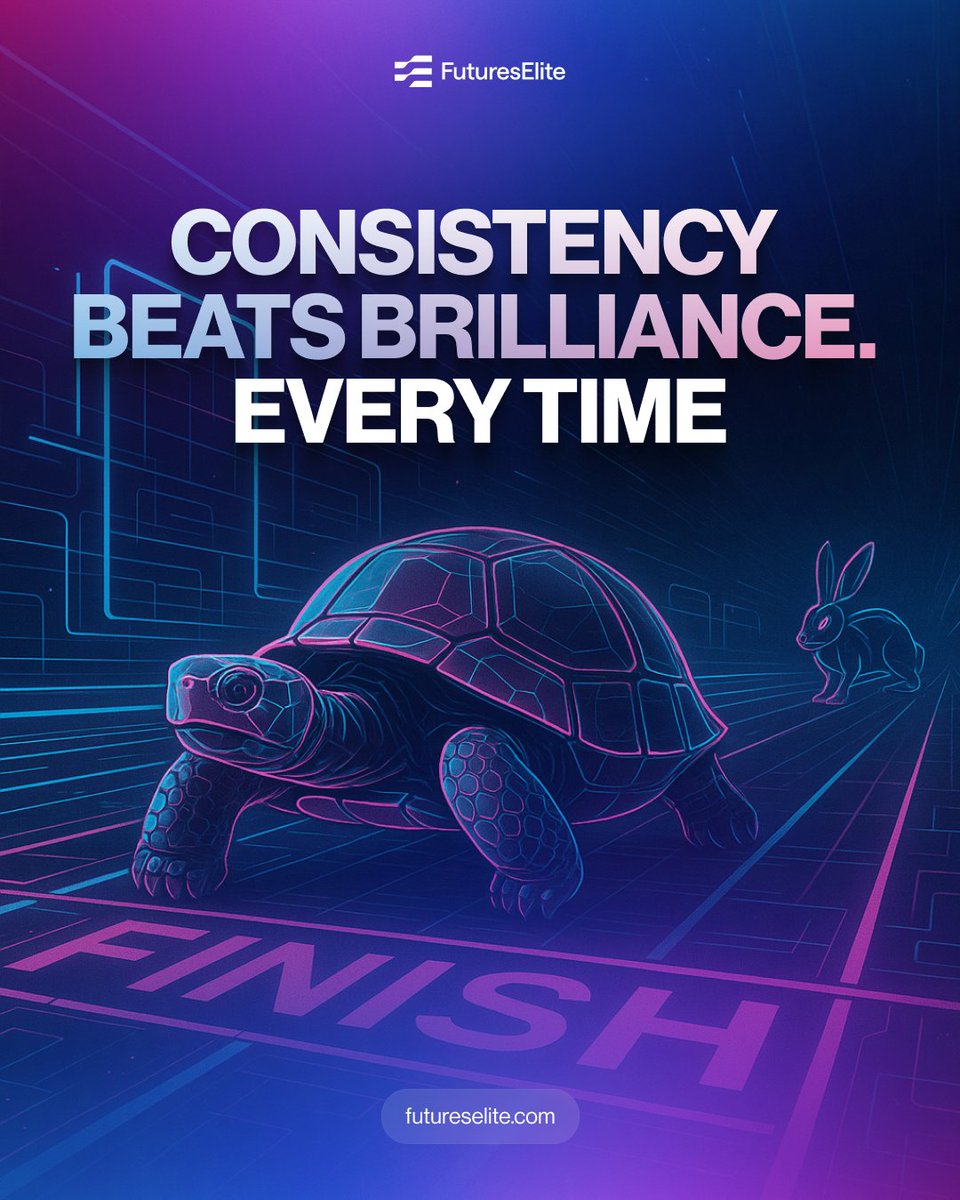 Fast wins feel good.

Steady wins pay out.

Remember that.