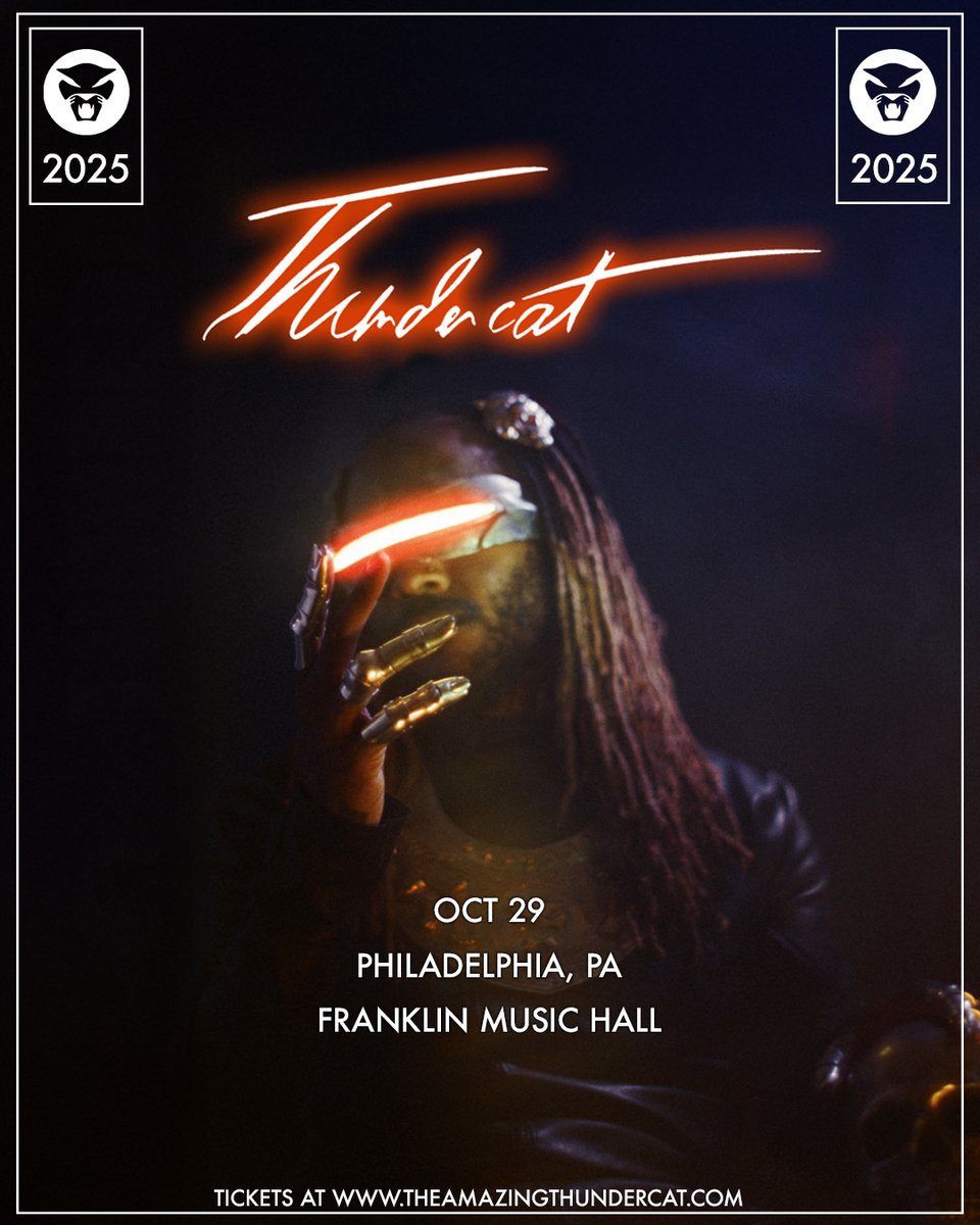 Franklin Music Hall (@franklinmhall) on Twitter photo New show coming in hot! Just announced: <a href="/Thundercat/">ashy daddy</a> stops here on October 29th. Tickets go on sale this Friday at 10am. New show coming in hot! Just announced: <a href="/Thundercat/">ashy daddy</a> stops here on October 29th. Tickets go on sale this Friday at 10am.
