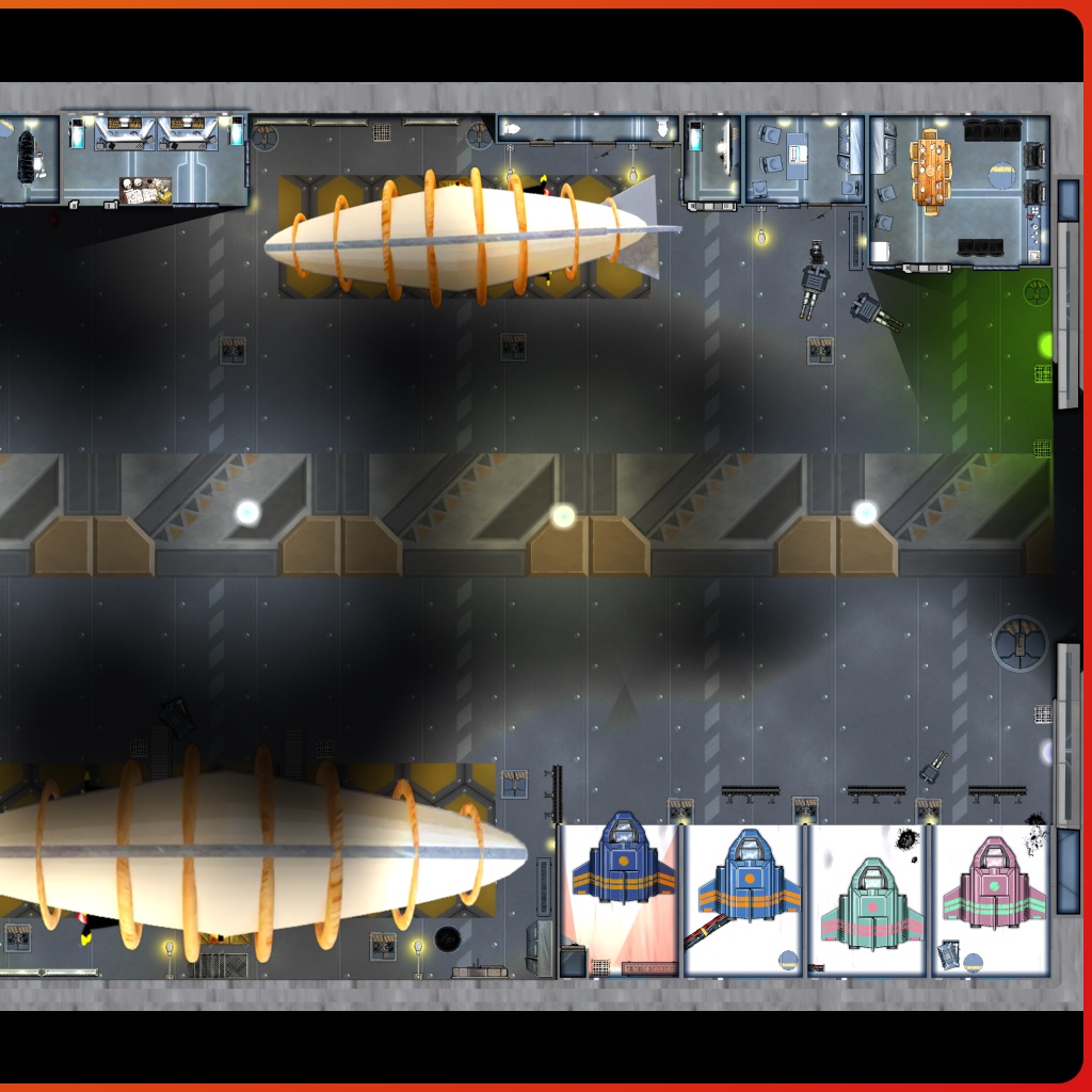 🗺️ "Grockheim Hangar Deck" by TheProf

Where the ships and other craft launch from and are maintained 

Download this map for free ⬇️
dungeonfog.com/hub/u/oscarthe…

#dungeonmaster #rpg #battlemap #maps #grockheim #hangar #shuttles