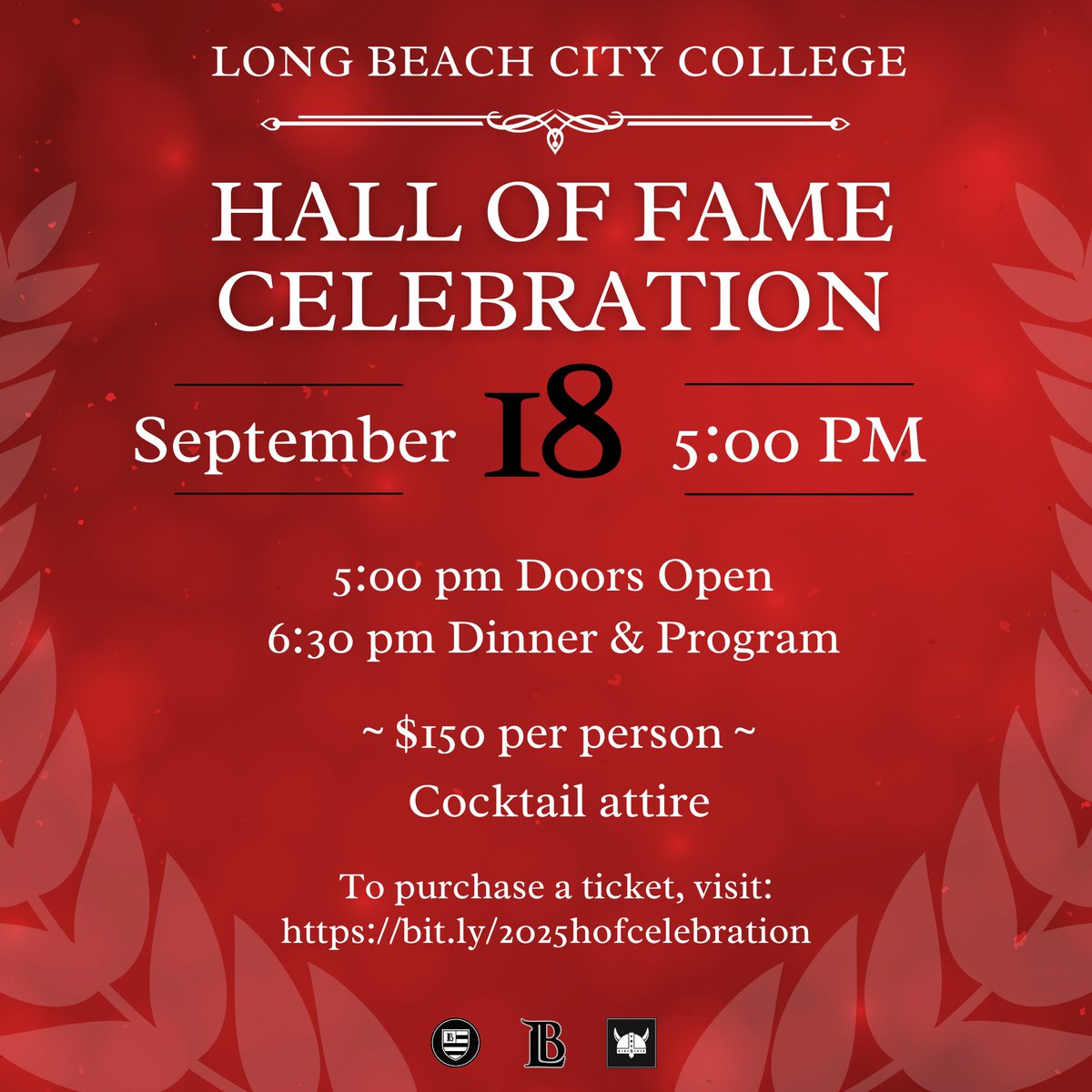 Join us for the 53rd Annual Long Beach City College Hall of Fame Celebration on Thursday, September 18th, 2025 at 5:00 PM at The Grand Long Beach! Purchase your ticket today to secure your spot for an unforgettable night! bit.ly/2025hofcelebra…🏆🎉