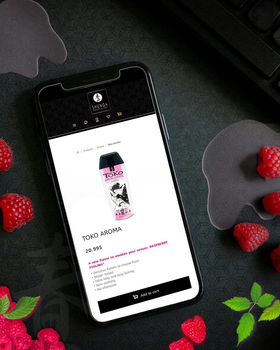ShungaEroticArt's tweet image. NOW AVAILABLE on our website! 💕💦

The long-awaited TOKO RASPBERRY is just a click away.

#raspberrylover #nowavailable #shungalove #shungamoment