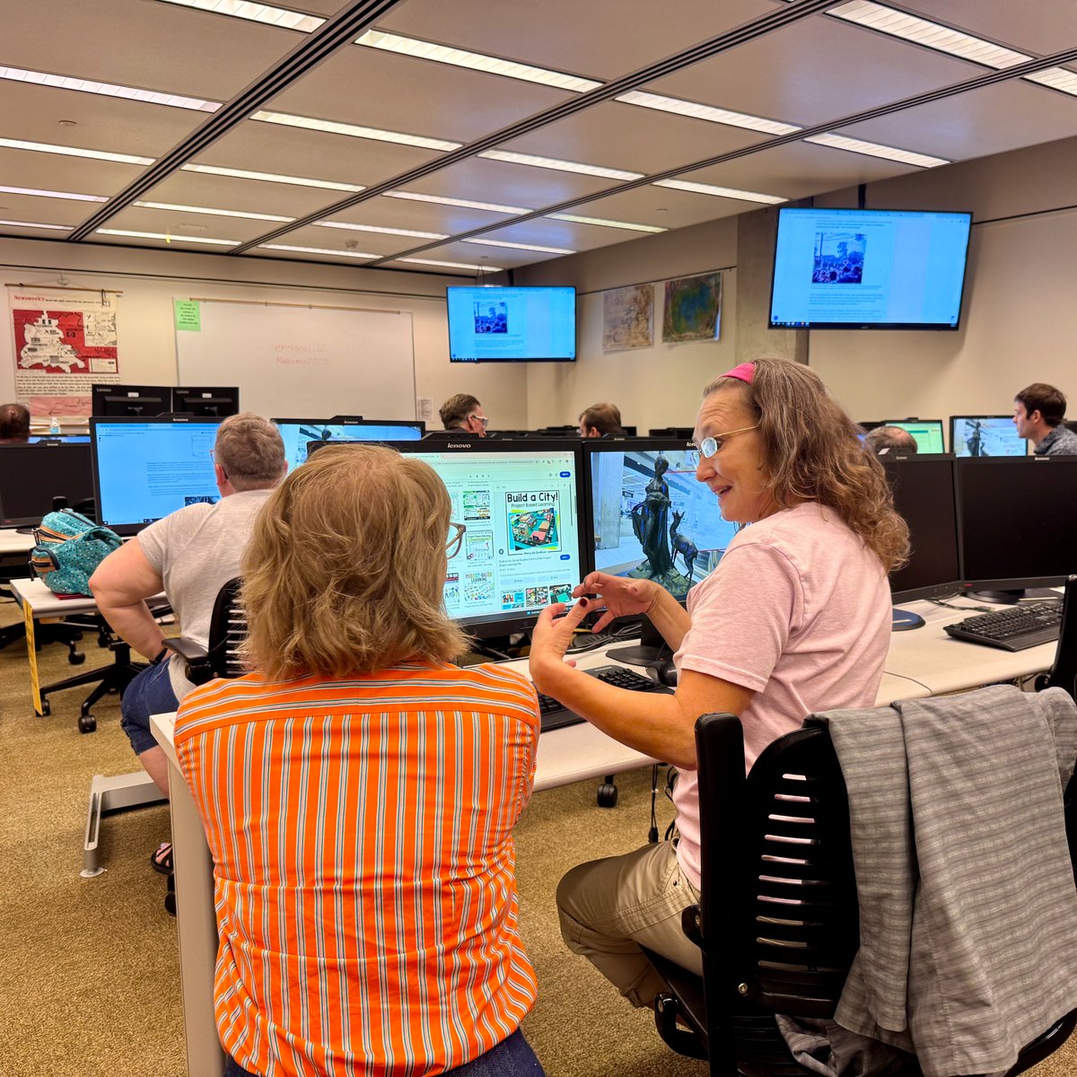 BallStateLibs's tweet photo. Yesterday, Melissa Gentry, Map Collections Supervisor, hosted a mapping workshop in conjunction with @BallStateCECL for educators in our community all about Martin Luther King Jr. and Robert Kennedy's time in Muncie. Then they saw some related materials from the Archives. https://t.co/rIn65dPlUx