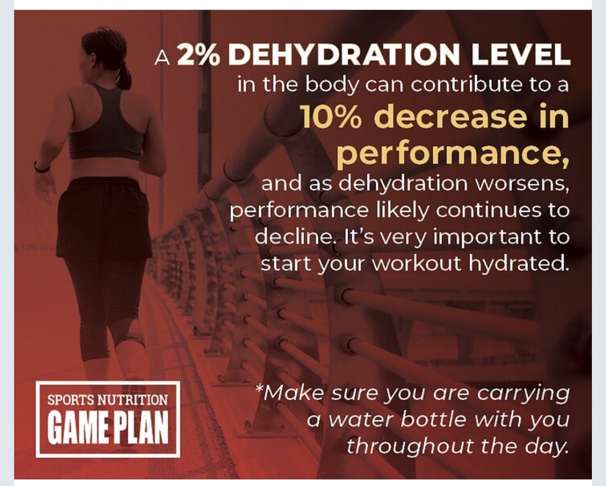 Hydration could be the difference is reaching your potential and falling short. Control what you can control!