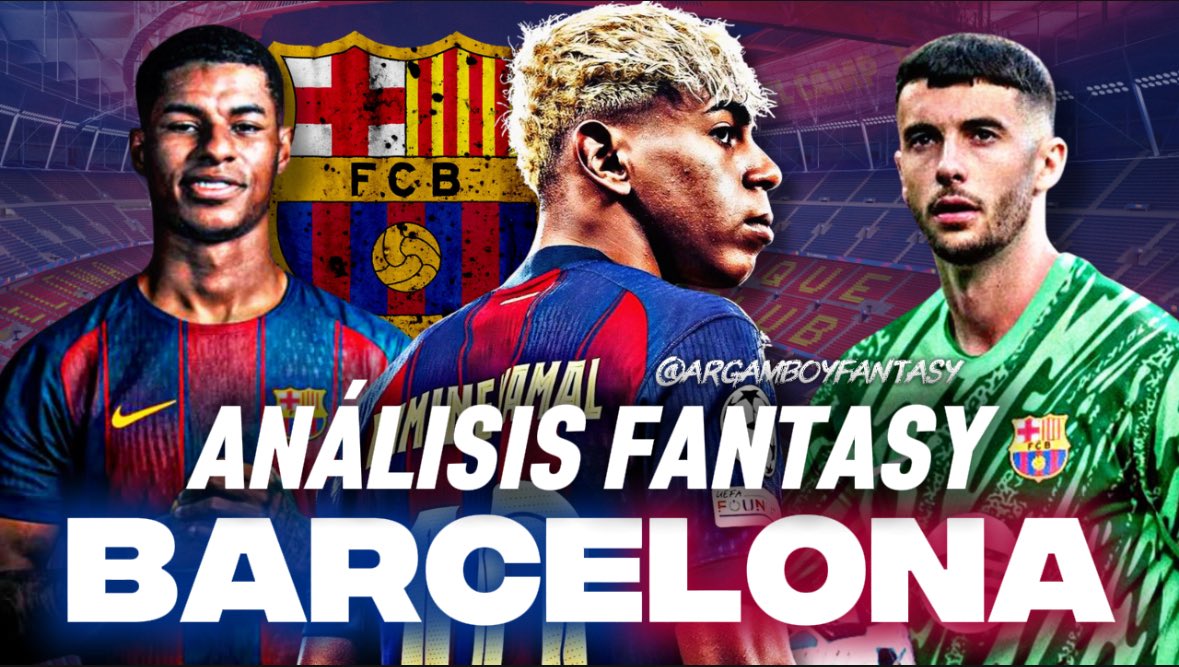 💥ANÁLISIS FANTASY BARCELONA 2025/2026 ya en YouTube💥

Vídeo 1/20 de la serie Análisis Fantasy de cada equipo de 1ª División de #LaLiga

📊 Fichajes, mejores jugadores fantasy 24/25 XI probable y jugadores🔝 para el inicio 25/26…

Analizado en <a href="/AnaliticaLaLiga/">Analítica Fantasy</a> 

👇🏼 Enlace👇🏼