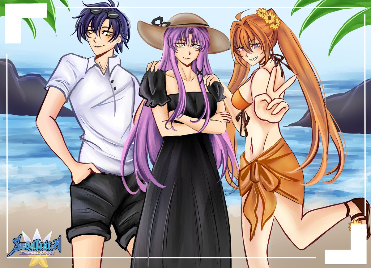 Bright family holiday c0mmission for <a href="/knifehunter00/">Alto</a> 💜This is such a cute idea I'm so glad you trusted me with it!! Thank you so much!🥺#kiseki