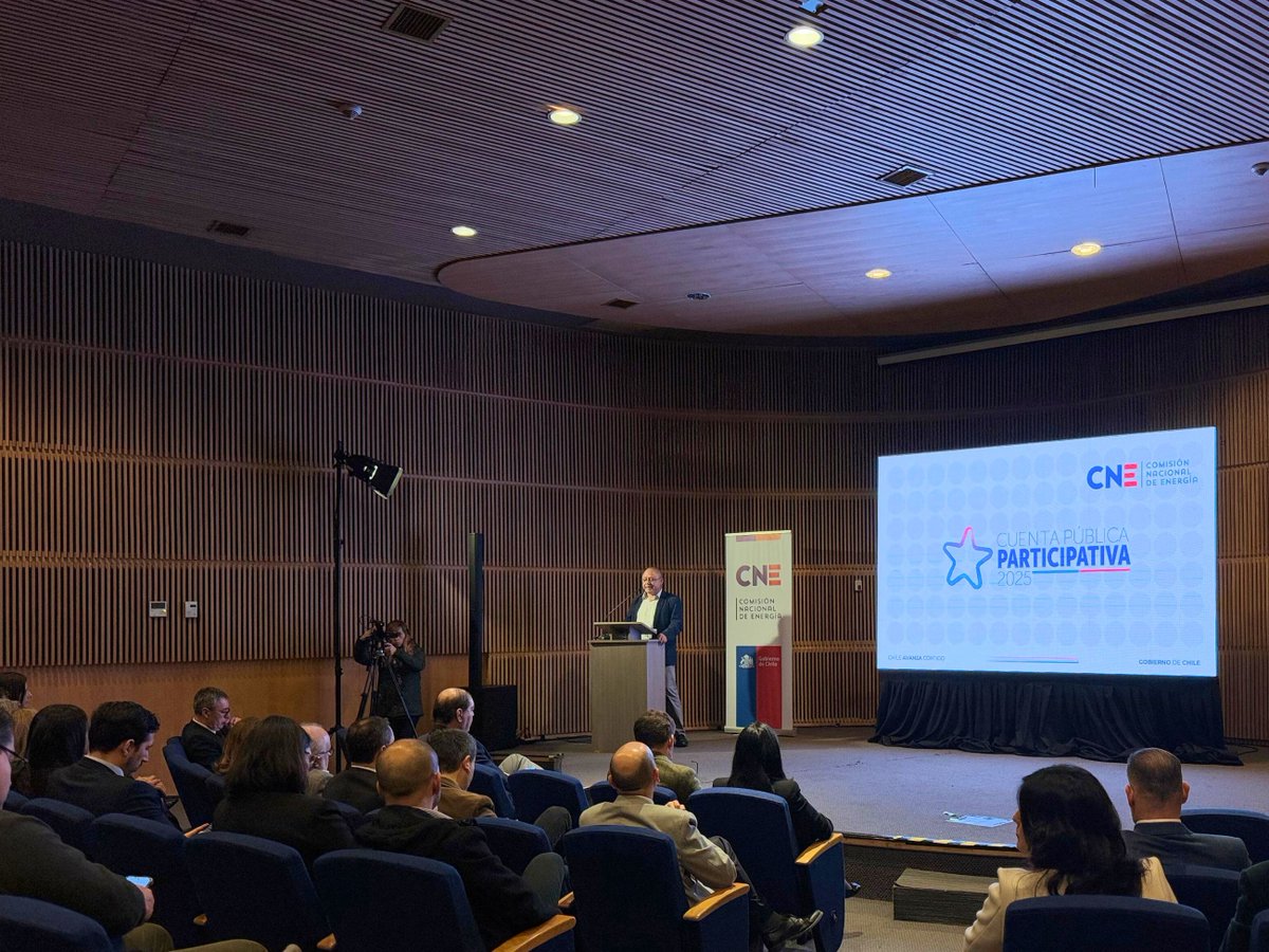 📍Participamos en la Cuenta Pública 2025 de la Comisión Nacional de Energía

Una instancia importante para conocer los avances del sector y seguir aportando desde el gremio a una mejor regulación energética ⚡

#CNE2025 #TransiciónEnergética #RegulaciónEnergética #CuentaPública