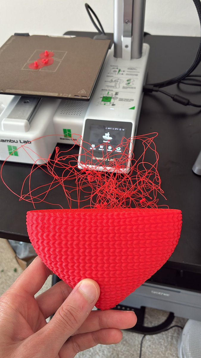 What happens when you let your 6 year old daughter “boop” the heart she wanted to print 🤣