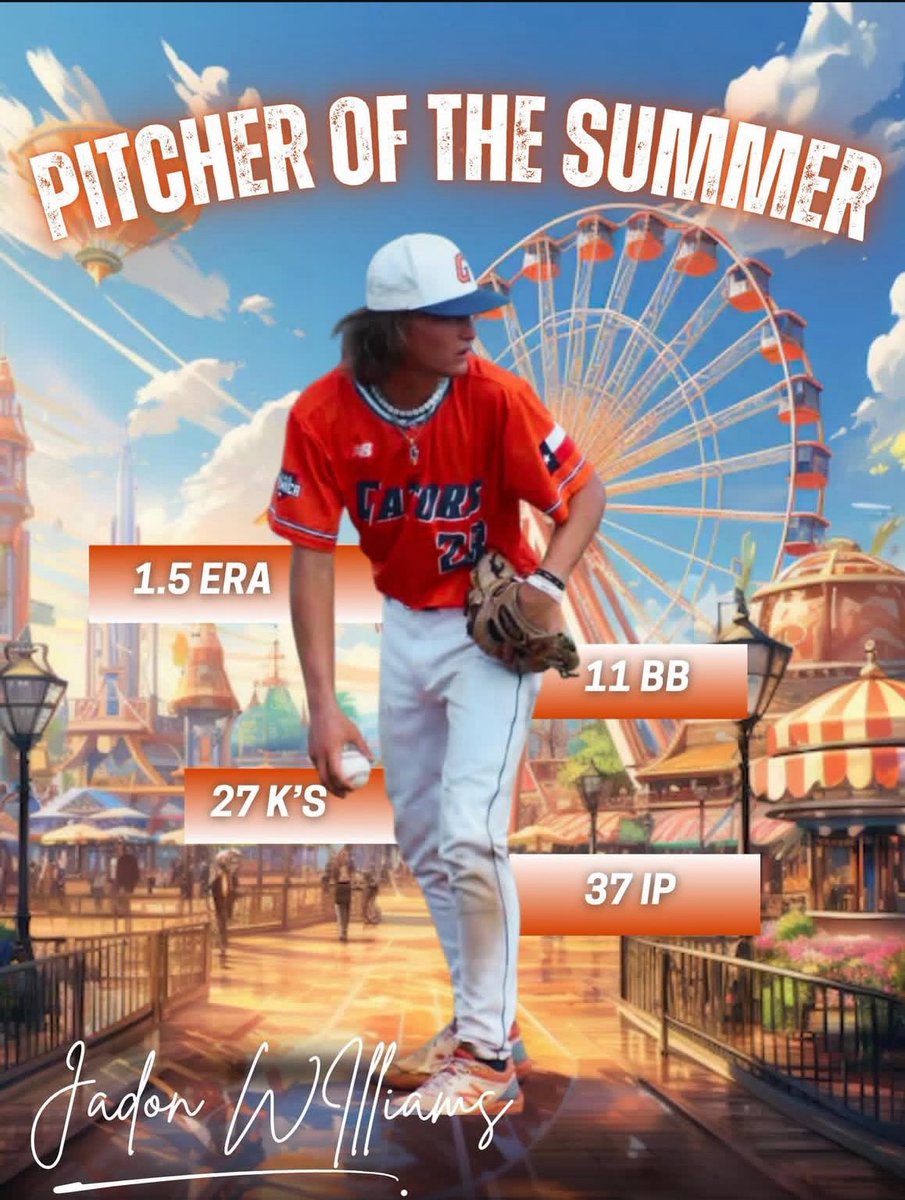 Jadon Williams (@jadon_williams7) on Twitter photo Had a great summer <a href="/FWGatorball/">FW-Gatorball</a> <a href="/JameyReagan20/">Jamey Reagan</a>
Fb 82-83 top 85
Si 81-83
Ch 69-71
Sl 73-74
<a href="/WFLegacyBsball/">WF Legacy Baseball</a> Had a great summer <a href="/FWGatorball/">FW-Gatorball</a> <a href="/JameyReagan20/">Jamey Reagan</a>
Fb 82-83 top 85
Si 81-83
Ch 69-71
Sl 73-74
<a href="/WFLegacyBsball/">WF Legacy Baseball</a>