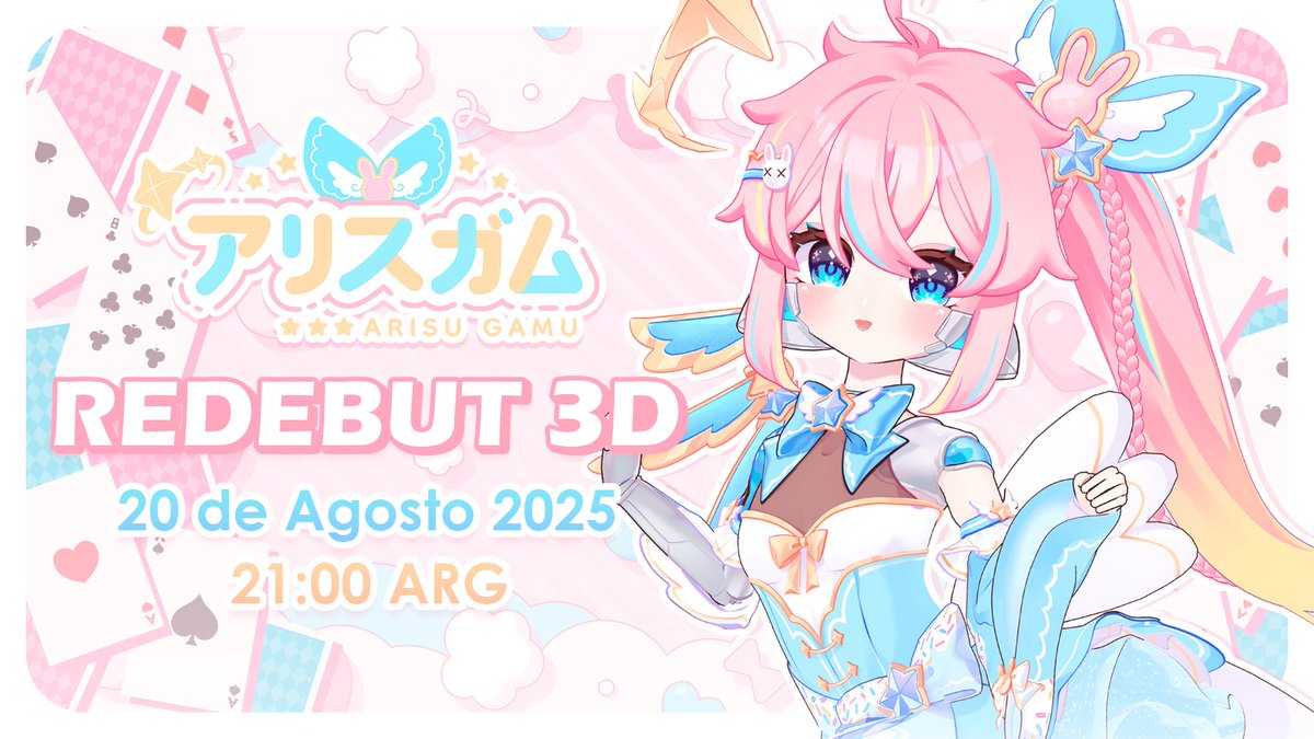 ArisuGamu's tweet image. ✧【 𝟑𝐃 𝐑𝐄𝐃𝐄𝐁𝐔𝐓 ・ 𝐀 𝐍𝐄𝐖 𝐁𝐄𝐆𝐈𝐍𝐍𝐈𝐍𝐆 】✧

El gran día se acerca, mechadachis... y con él, un nuevo capítulo 

Este año ha sido un torbellino de emociones: cambios, batallas personales y mucho crecimiento. 

Pero finalmente… estoy lista para renacer.…