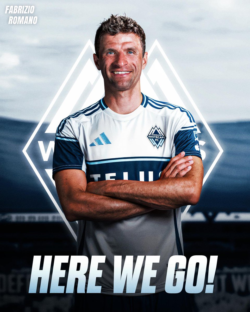 🚨🇨🇦 Thomas Müller to Vancouver Whitecaps, here we go! Deal done for German legend to join MLS side.

Two year deal in place for Müller who won’t retire and starts new chapter in MLS as he wanted.

Deal agreed as @TomBogert and BILD reported, Müller said yes today.