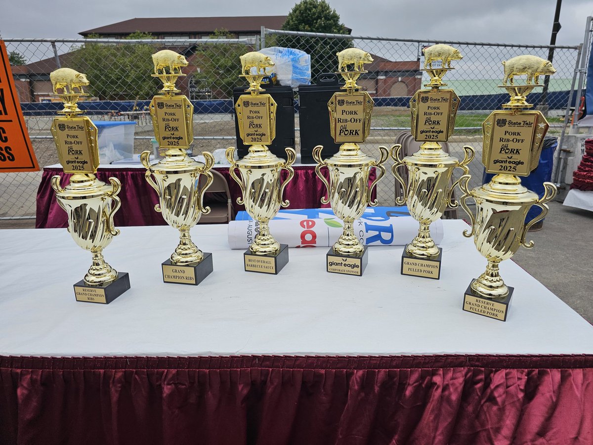 The <a href="/OhioStateFair/">Ohio State Fair</a> <a href="/OhioPork/">Ohio Pork</a> Rib Off hit the spot with Senate President <a href="/Rob_McColley/">Senator Rob McColley</a>, Senate Ag Chair <a href="/TimSchaffer/">Tim Schaffer</a>, Representatives <a href="/RoyKlopOH/">Roy Klopfenstein</a> and Bob Peterson as they judged the best ribs of 2025. Congrats to the expert rib smokers and taste testers. Best of  <a href="/ohioagriculture/">ODA</a>.