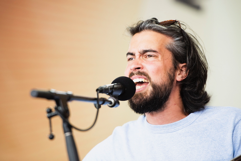 On Friday, <a href="/SANDYalexg/">Alex G</a> played <a href="/Newportfolkfest/">Newport Folk Fest</a> - QRO photos: qromag.com/alex-g-newport…