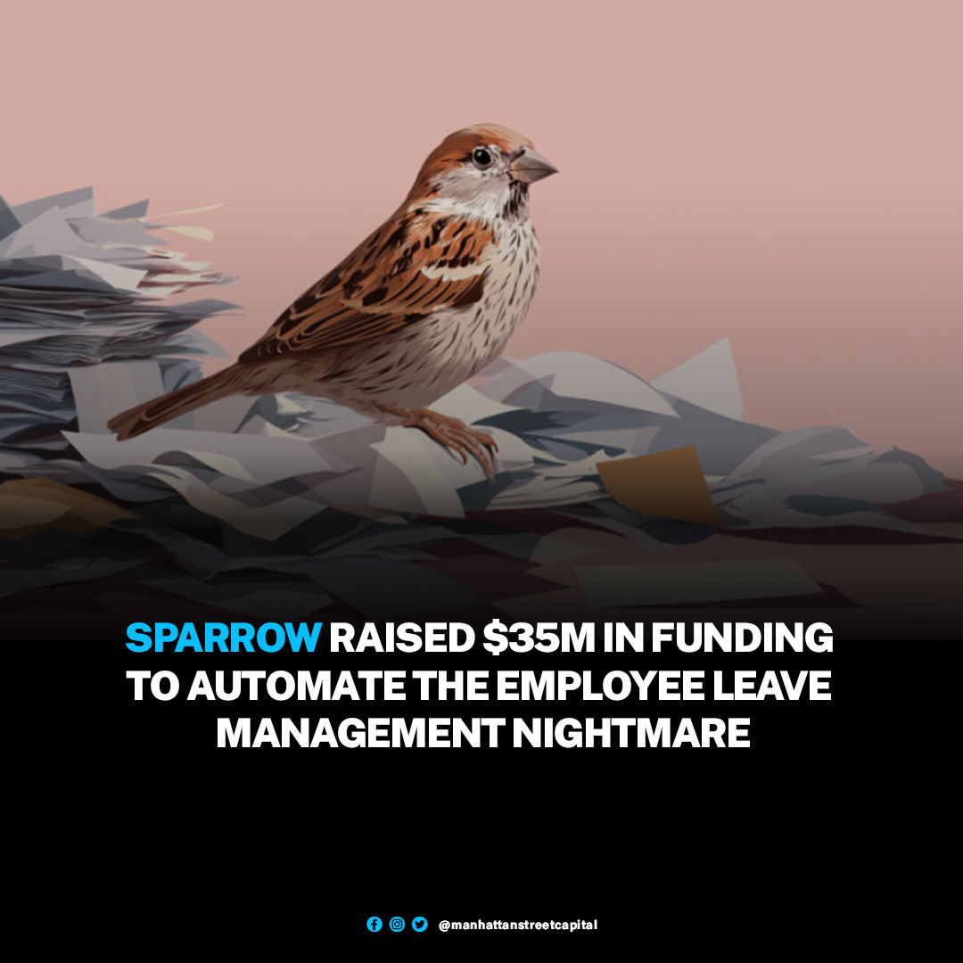 ManhattanStCap's tweet image. Sparrow, a San Francisco, CA-based employee leave management technology company, raised $35M in funding.  

#SparrowTech #SanFranciscoStartups #EmployeeLeaveManagement #HRTech #WorkplaceCompliance #StartupFunding #SeriesAFunding #TechInvestment