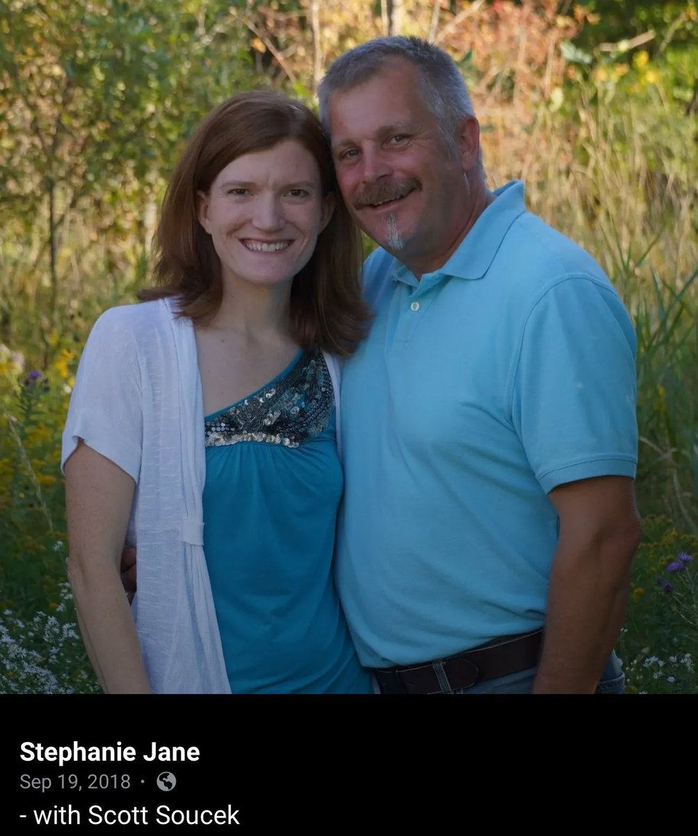 This is Scott Soucek, husband of Republican Party of Door County Chair Stephanie Soucek.

Scott was arrested and charged with having over 300 images of child porn.