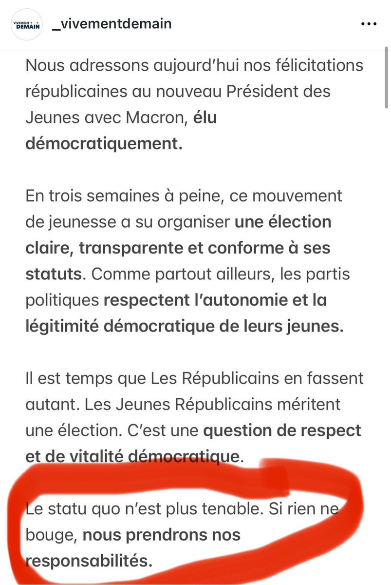 <a href="/lesRepublicains/">les Républicains</a> <a href="/jeunesreps/">Les Jeunes Républicains</a> <a href="/BrunoRetailleau/">Bruno Retailleau</a> vous acceptez ce genre de menace ?