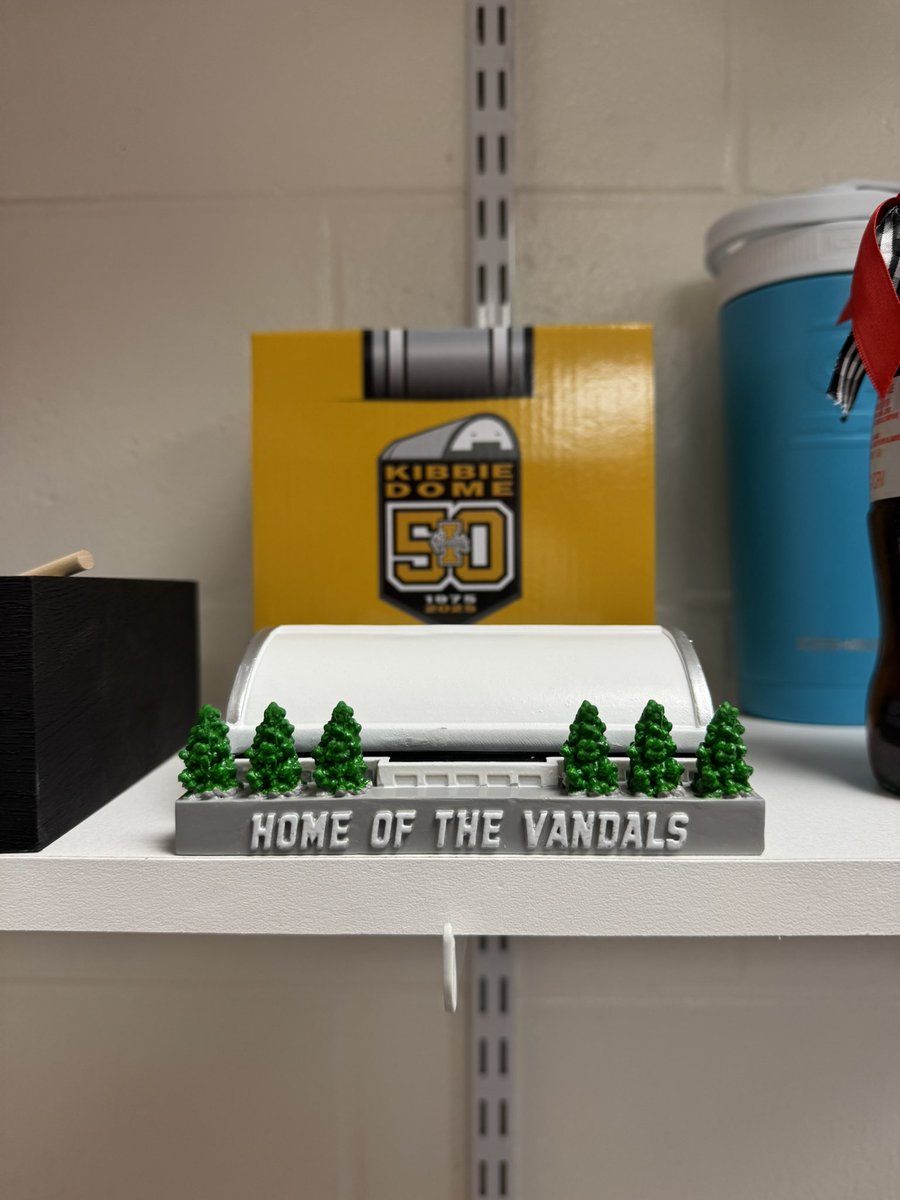 My <a href="/VandalFootball/">Idaho Football</a> Kibbie Dome replica arrived and immediately was placed in my office. I spent so much time in the <a href="/KibbieDome/">Kibbie Dome</a> that it’s nice to have a reminder of the memories. #✌️’sUp