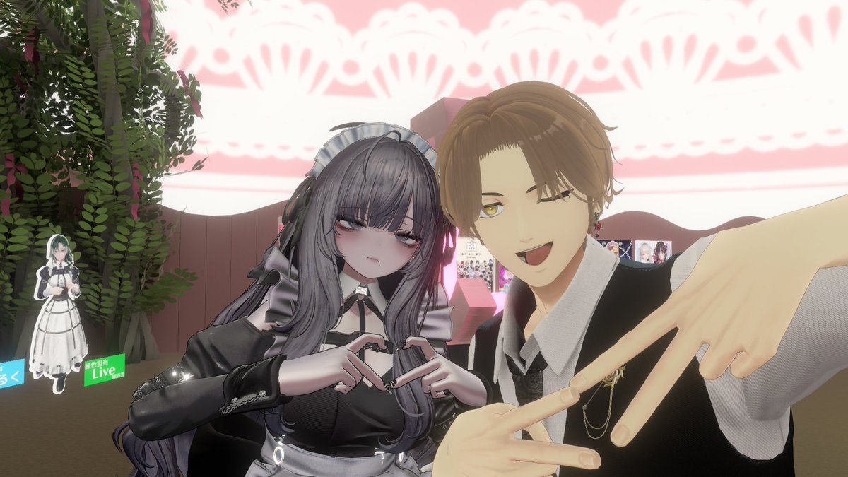 7/28
ぽいみゅ～れのタイミーとして実は黒服でひっそりといました！！カメラを飛ばせることを忘れて駆け回ってパシャパシャドタバタしてしまいましたすまない！
メイドちゃんもご主人様・お嬢様も楽しんでいてすごくよかったです！！以上！！※ALTもちょっとあり
#VRC_Poimyulle #ごきたくぽいみゅ〜れ