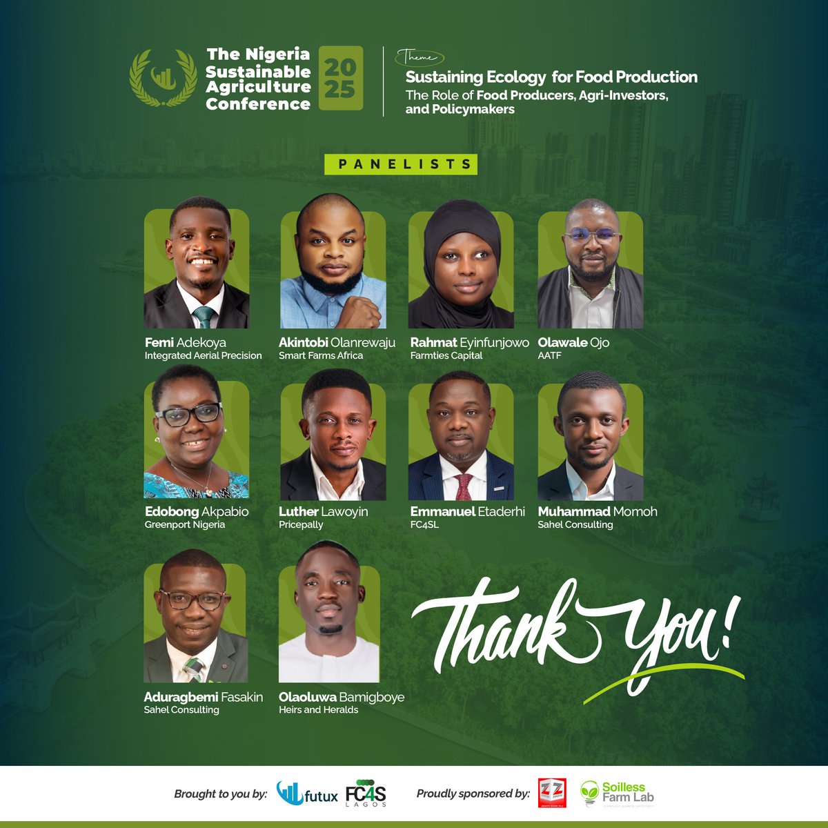 We are deeply grateful to our exceptional speakers at #NSAC2025, who ignited inspiring conversations on sustainable agriculture! 

Their dedication is truly remarkable, and we are thankful for the time and effort they took to share their insights and expertise with all attendees.