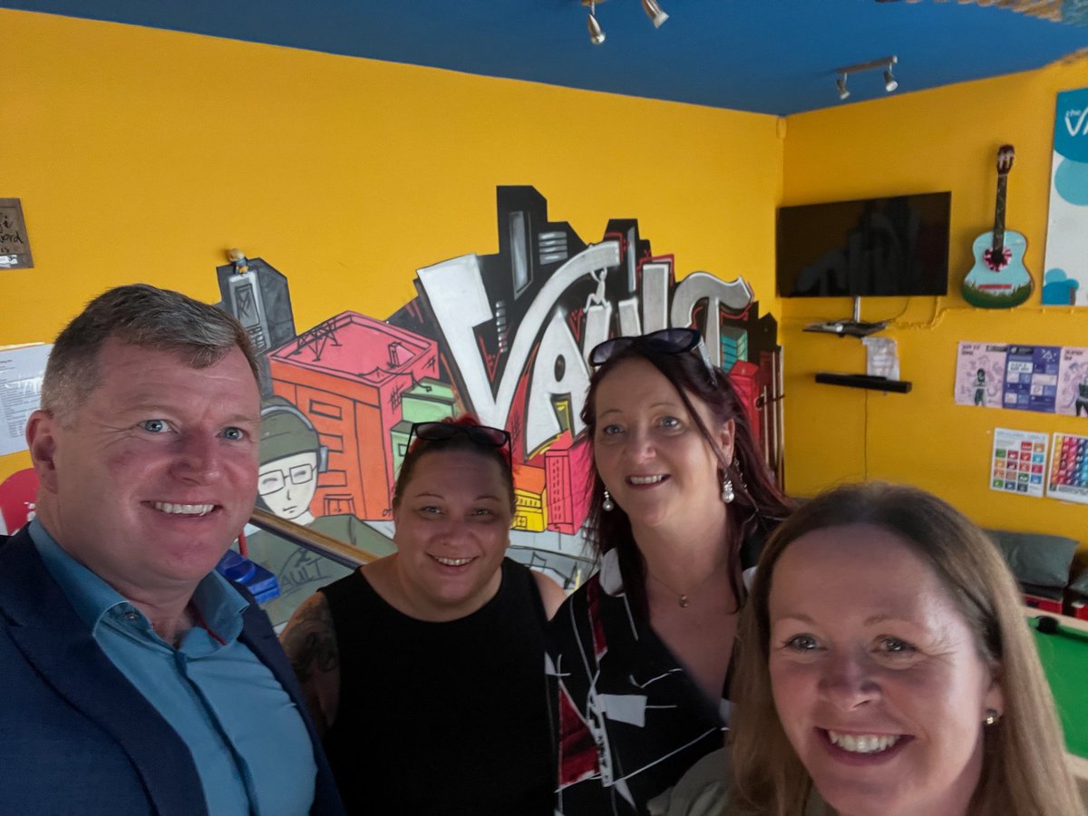 Thank you again to the team at The Vault Youth Centre #Arklow for updates on your work and on future plans. 

We need to continue to invest in youth facilities especially as communities are growing.