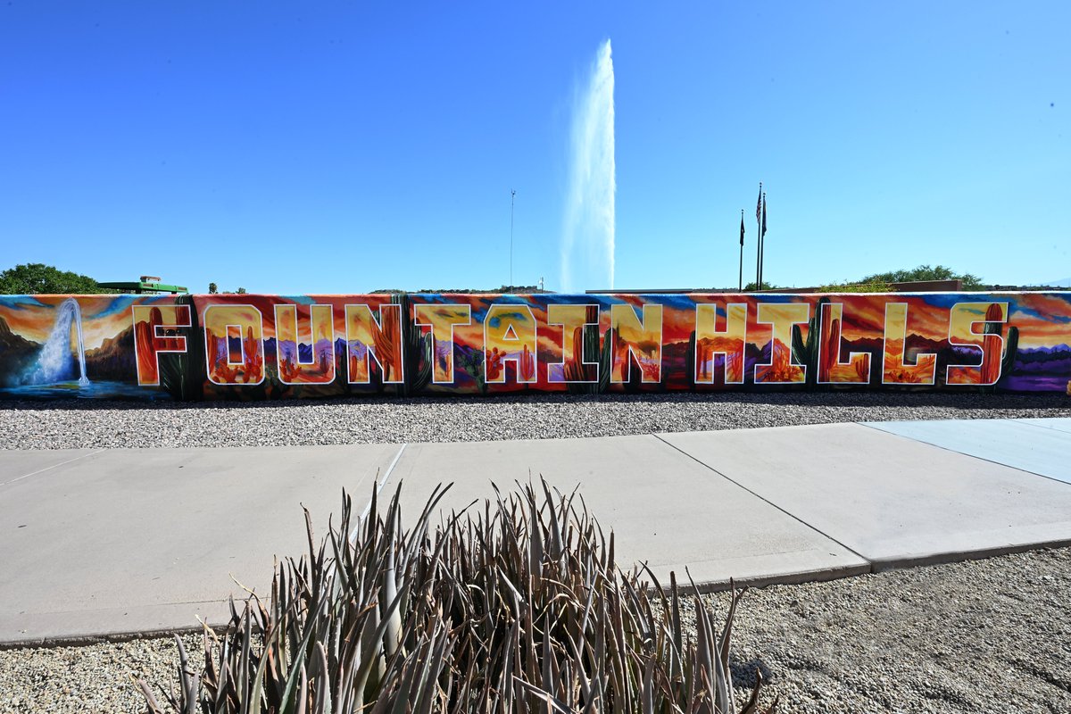 We are proud to announce the official completion of a vibrant new mural installation at Fountain Park, located near the Veteran’s Memorial!

Full details: bit.ly/4m9VlcV