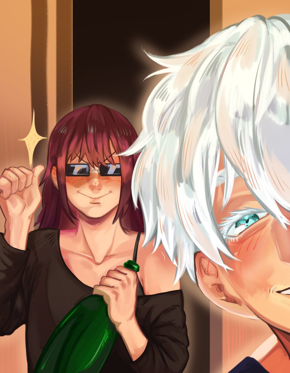Mayko COMMISSIONS OPEN (@maykomoonmay) on Twitter photo Late Day 6 Drunk / Sober
#goutaweek #goutaweek2025 #gojohime #五歌 Late Day 6 Drunk / Sober
#goutaweek #goutaweek2025 #gojohime #五歌