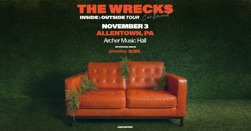 Just Announced!🌿The Wrecks’ INSIDE : OUTSIDE TOUR hits Archer Music Hall on November 3, 2025!

Presale starts Thursday, July 31 at 10AM — use code LIGHTS🎟️:livemu.sc/4fnpNgT

Tickets go on sale Friday, August 1st at 10AM
