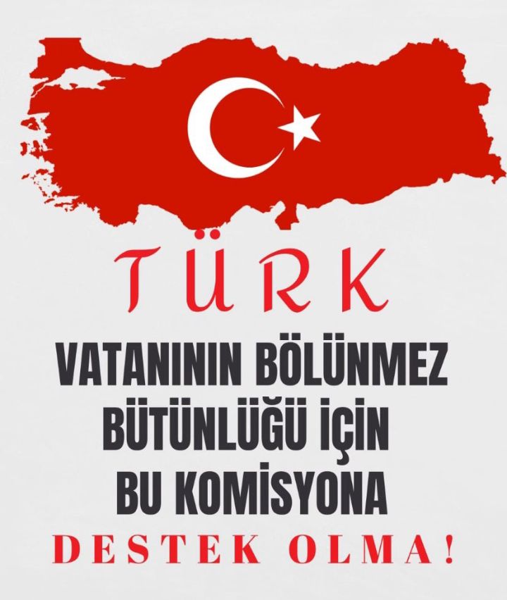 TÜRK VATANININ BİRLİĞİ ve BÖLÜNMEZ BÜTÜNLÜĞÜ İÇİN 
#CHPKomisyonaKatılma destek olma...
<a href="/eczozgurozel/">Özgür Özel</a> 
<a href="/herkesicinCHP/">CHP 🇹🇷</a>