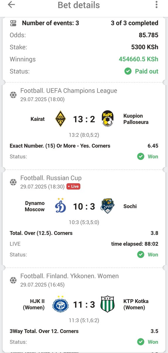 We wooon half a million guys🤑🤑✅✅

Did you invest here?

Congratulations 🎊 to everyone who placed this bet 🤑🤑
Retweet now and drop that mpesa number. Stake giveaway immediately 🎊🎊🎊