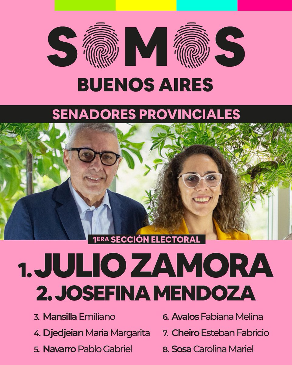 Este 7 de septiembre, en cada rincón de la Provincia, SOMOS quienes creemos en otra forma de hacer política.

No venimos a gritar más fuerte. Venimos a trabajar mejor.

#SomosBuenosAires