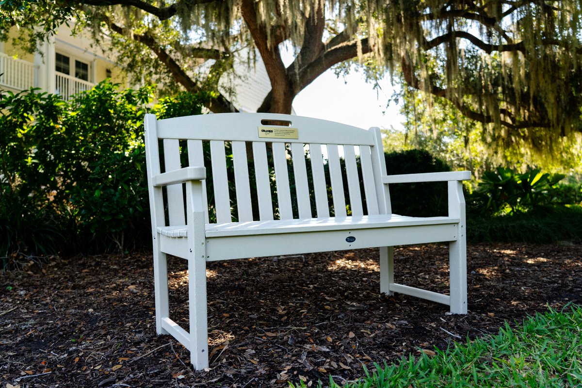 Mayor Buddy Dyer (@orlandomayor) on Twitter photo As part of <a href="/citybeautiful/">City of Orlando</a>'s 150th birthday celebration this week, we unveiled a new addition to <a href="/LeuGardens/">Harry P. Leu Gardens</a>. A bench - made with recycled plastic collected by residents - is a showcase of Orlando's commitment to sustainability as we look ahead to its next 150 years and beyond. As part of <a href="/citybeautiful/">City of Orlando</a>'s 150th birthday celebration this week, we unveiled a new addition to <a href="/LeuGardens/">Harry P. Leu Gardens</a>. A bench - made with recycled plastic collected by residents - is a showcase of Orlando's commitment to sustainability as we look ahead to its next 150 years and beyond.