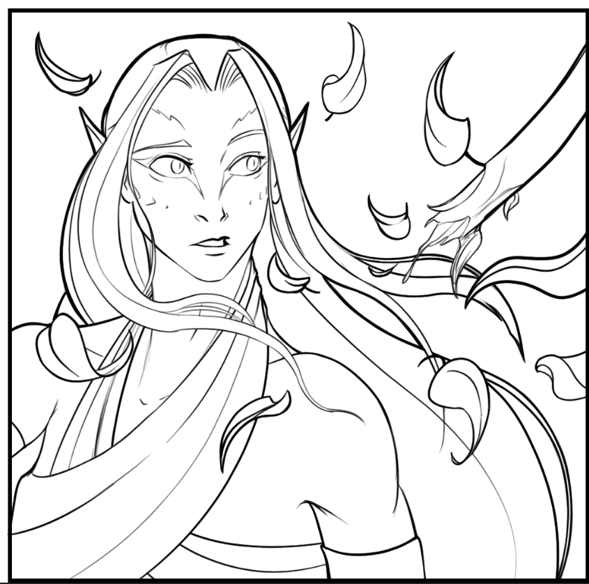 I'm currently working on a small prologue to my own comic "The Guardian of Yggdrasil", the story of the serpent Eylifr, guardian and descendant of Jormungandr, who will travel the worlds to save Yggdrasil from poisoning.

#comic #TheGuardianOfYggdrasil
