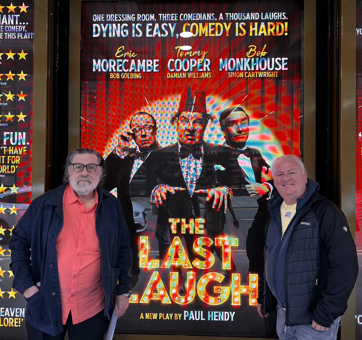 At the theatre with my mate