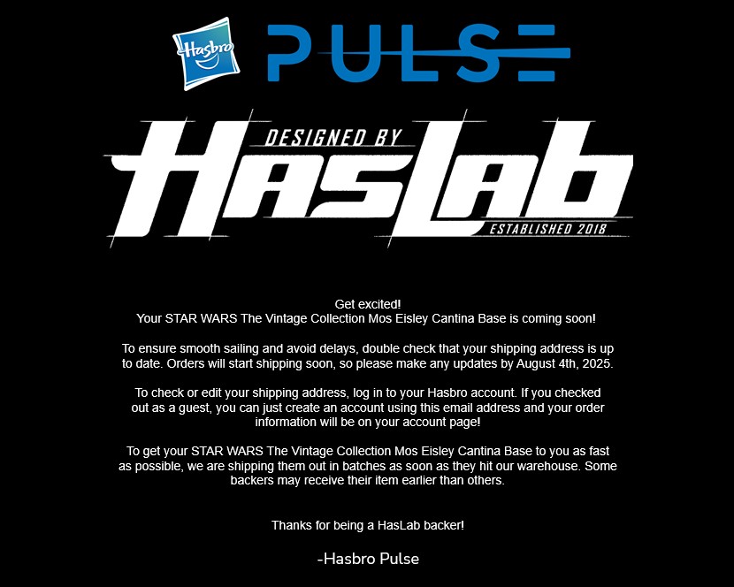 Looks like they will be shipping soon!