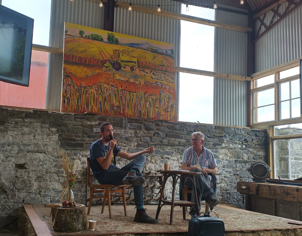 Fred Price of Gothenley farm discussing his journey in grain and seeds as the symbol of that transformation #irishgrainnetwork <a href="/BaseIreland/">Base Ireland</a> <a href="/farmfornature/">Farming For Nature</a> <a href="/IrishOrganicA/">Irish Organic Association</a>