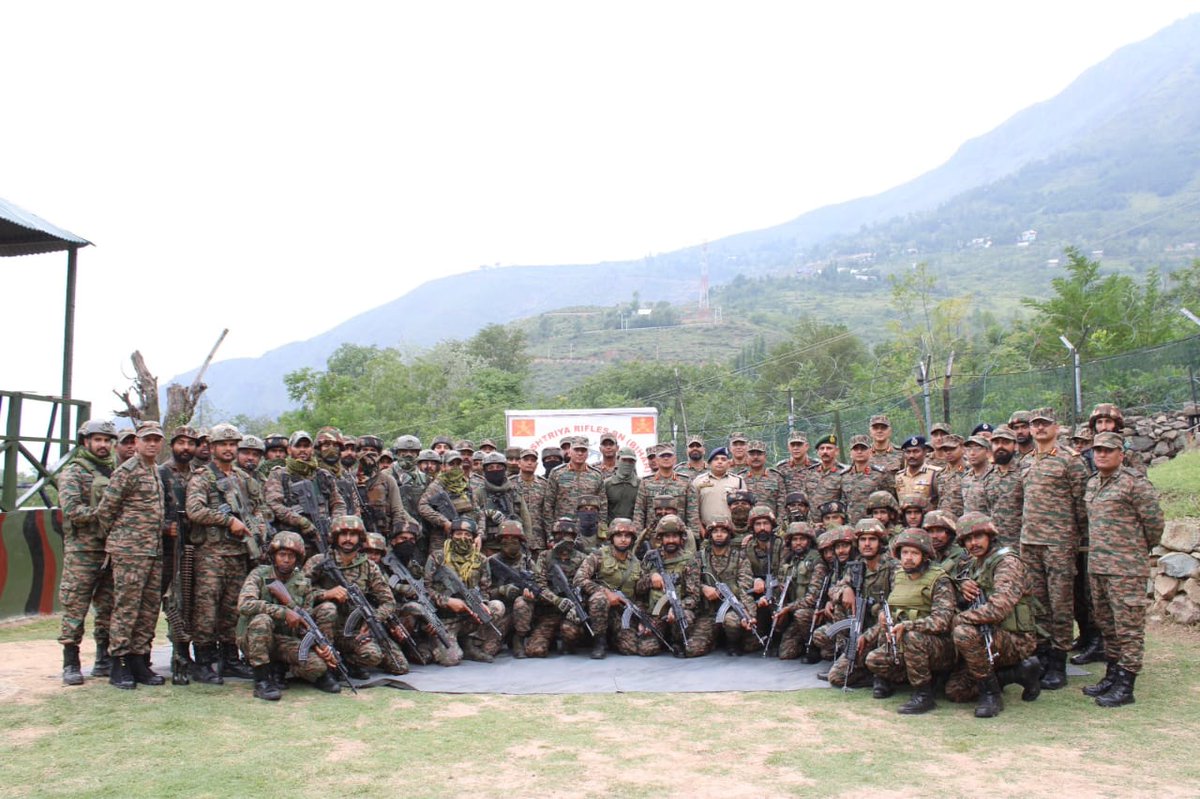 ऑपरेशन महादेव को अंजाम देने वाली सेना की टुकड़ी #PahalgamTerrorAttack
