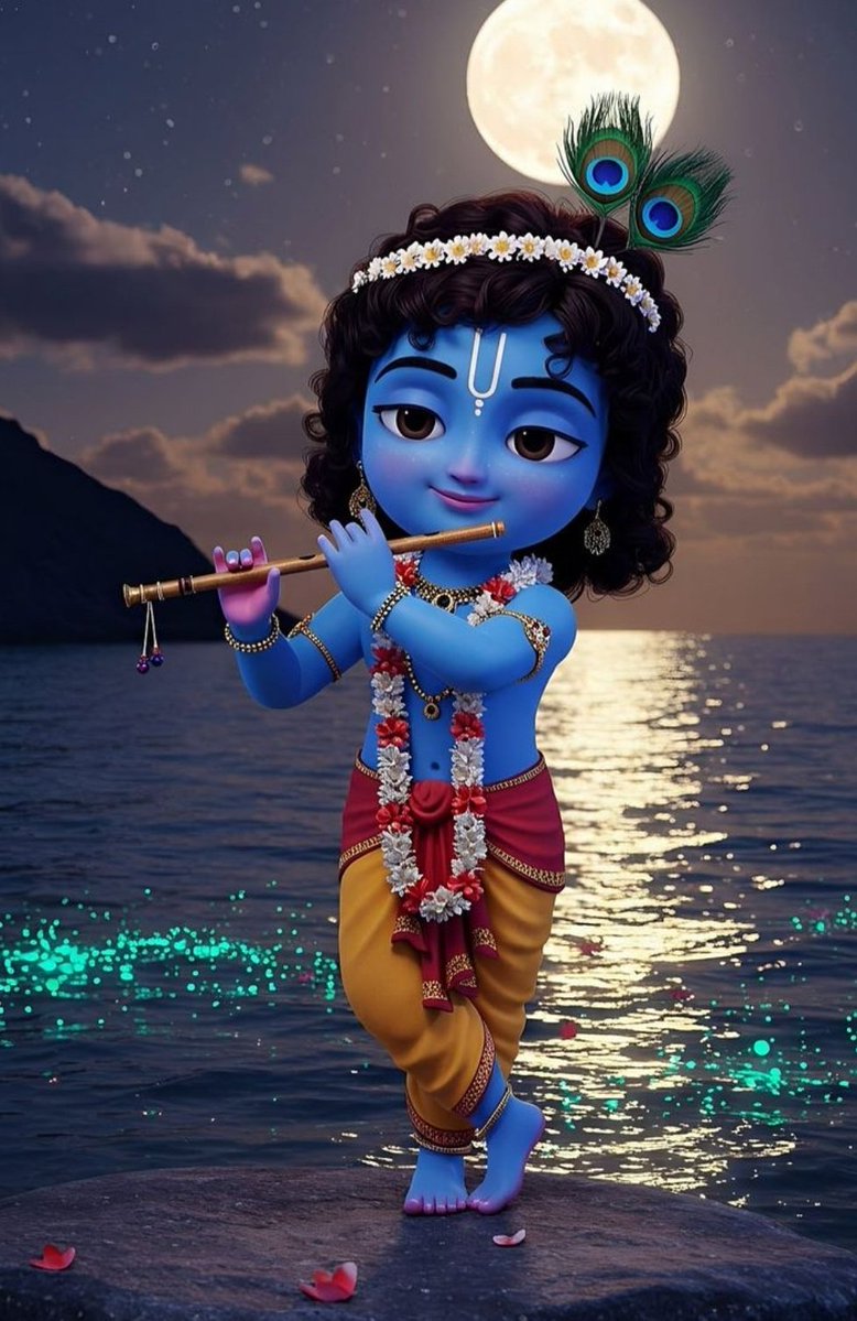सोने से पहले भगवान श्रीकृष्ण का जयकारा हो जाए प्रेम से बोलिए जय श्रीकृष्ण भगवान। 

हरे कृष्ण हरे राधा 🎉❤️