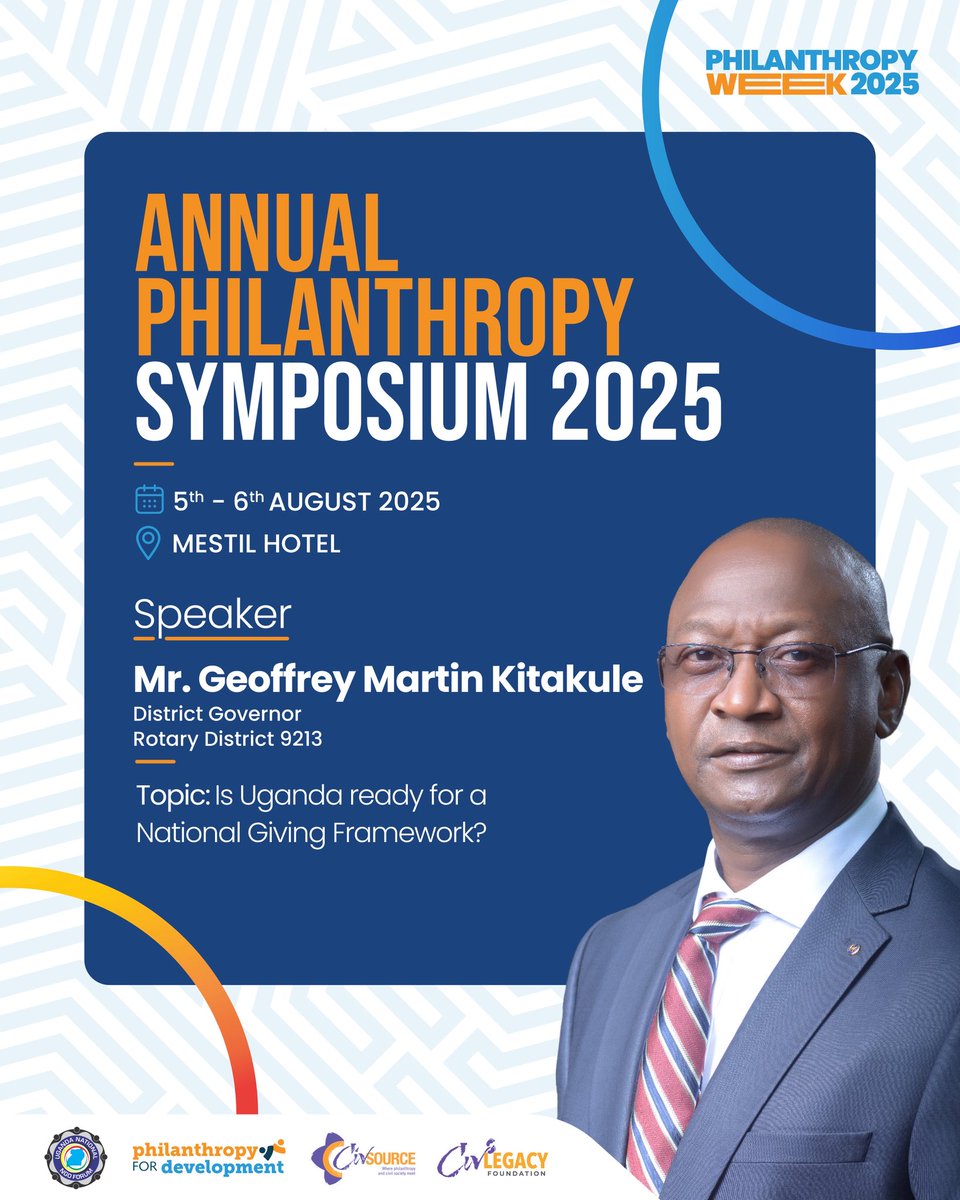 Next week, 200+ delegates from across Uganda will gather in Kampala for the Annual Philanthropy Symposium. In a nation where generosity is a quiet constant, we will shine light on the strong but often overlooked culture of philanthropy and explore how to nurture and advance it.