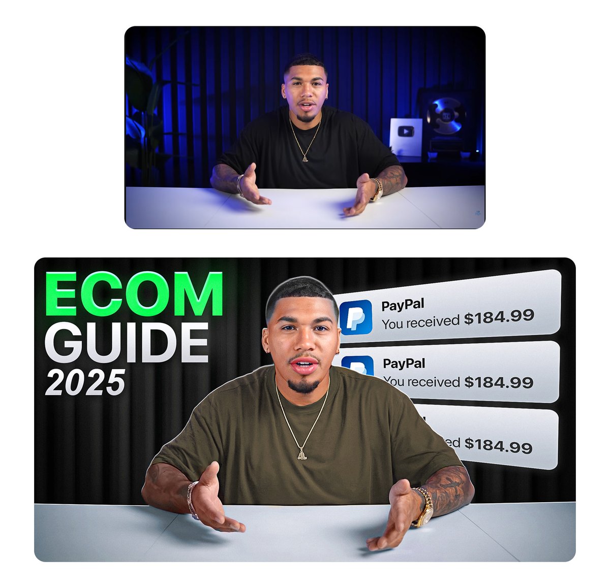 Trying to branch out to different niches so I've been doing a lot of practice thumbnails😎