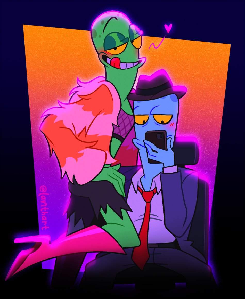 Lanth_art's tweet photo. I'm going to miss them a lot 😭💚💙
#SolarOpposites #tervo https://t.co/iPG2ZqnSAP