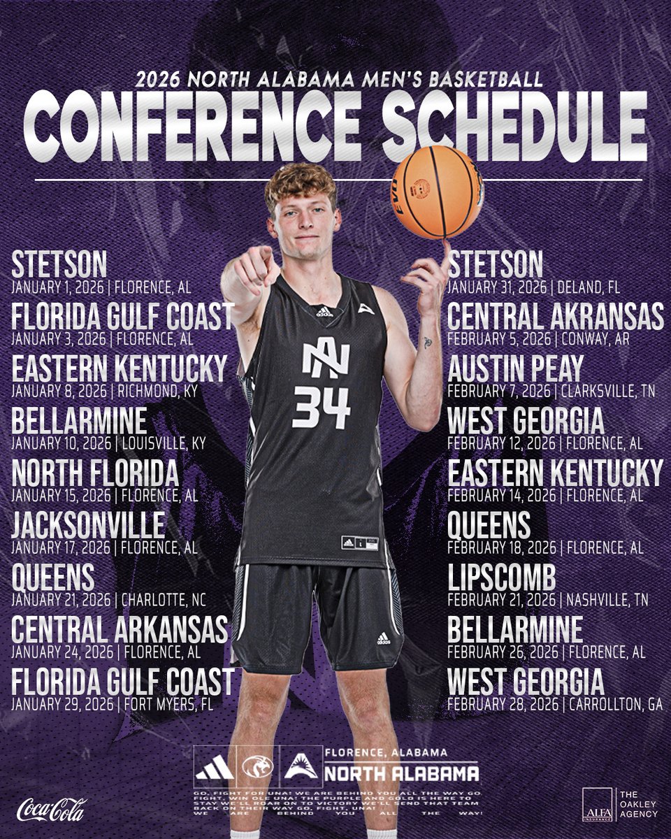 Now presenting: Our ASUN schedule 🗓

#RoarLions 🦁
